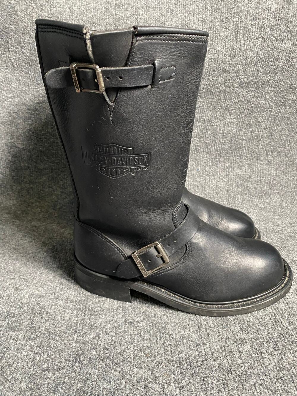 Harley-Davidson Style 98412 Black Leather Engineer Boots.
Men’s 7